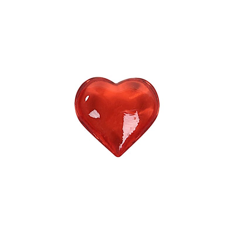 250 Acrylic Heart Diamond Gems Vase Fillers - Red ICE_HRT_RED