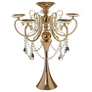27" Metal Candelabra Candle Holder Wedding Centerpiece CHDLR_038_GOLD