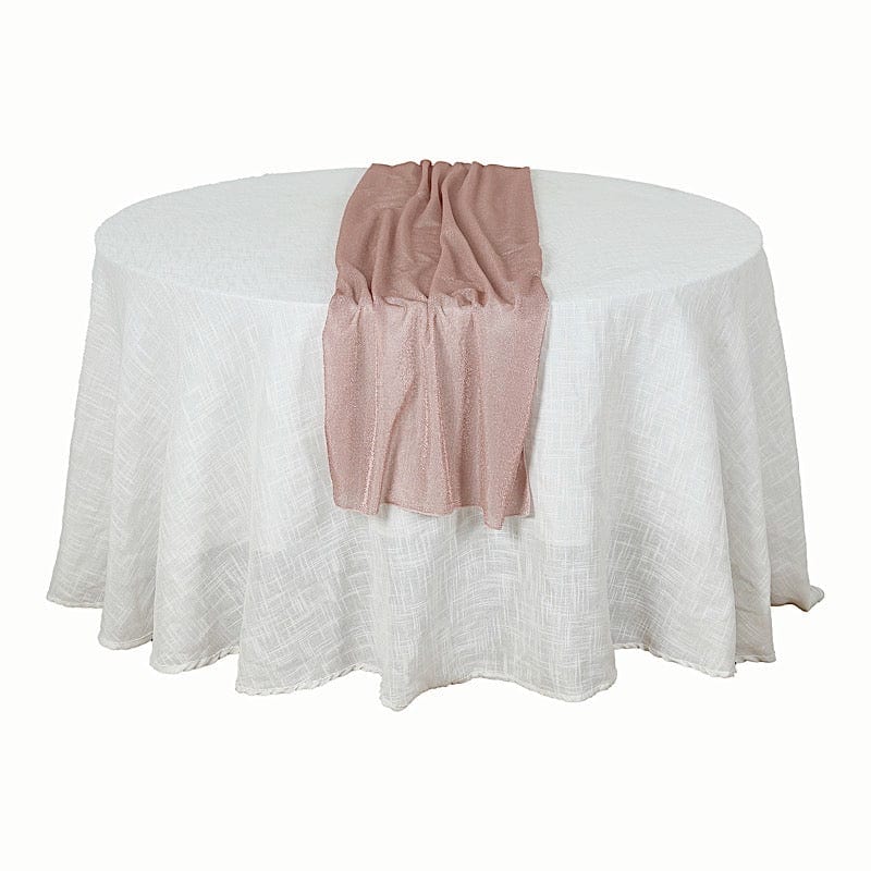 27" x 120" Sparkling Glitter Table Runner RUN_SHIM23_054