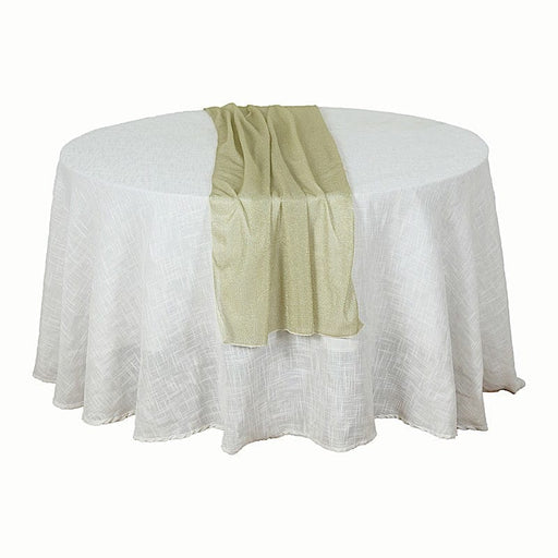 27" x 120" Sparkling Glitter Table Runner RUN_SHIM23_CHMP