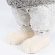 28" Boy Plush Teddy Bear Christmas Figurine with Knit Jackets