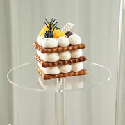 29" Tiered 12 Arm Round Acrylic Cupcake Holder Dessert Display Stand - Clear CAKE_PLST_003_12_CLR