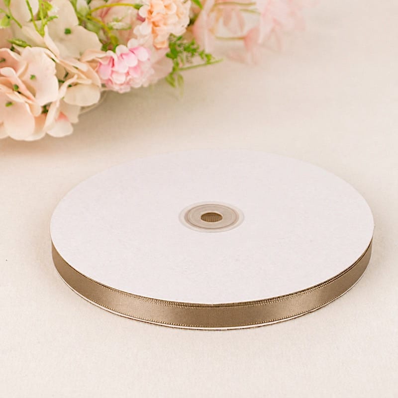 3/8" x 100 yards Single Side Satin Ribbon