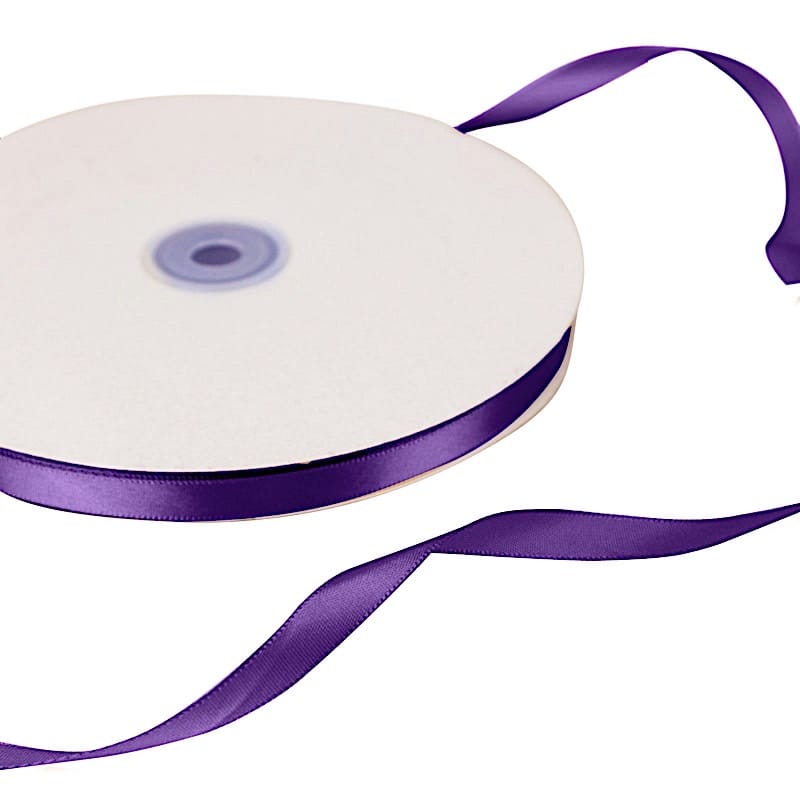 3/8" x 100 yards Single Side Satin Ribbon RIB_SATN_38_PURP