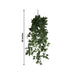 3 Artificial Hanging Greenery Bushes Silk Rose Leaf Vines - Green ARTI_GRN_HANG02_40