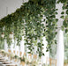 3 Artificial Hanging Greenery Bushes Silk Rose Leaf Vines - Green ARTI_GRN_HANG02_40