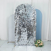 3 Assorted Fitted Round Top Wedding Arch Backdrop Stand Covers Set