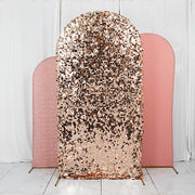 3 Assorted Fitted Round Top Wedding Arch Backdrop Stand Covers Set