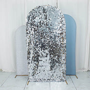 3 Assorted Fitted Round Top Wedding Arch Backdrop Stand Covers Set