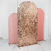 3 Assorted Fitted Round Top Wedding Arch Backdrop Stand Covers Set