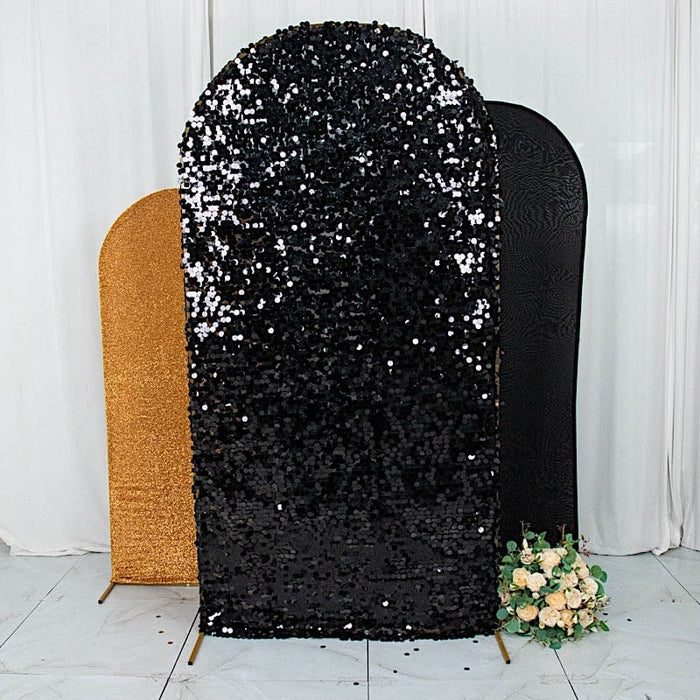 3 Assorted Fitted Round Top Wedding Arch Backdrop Stand Covers Set