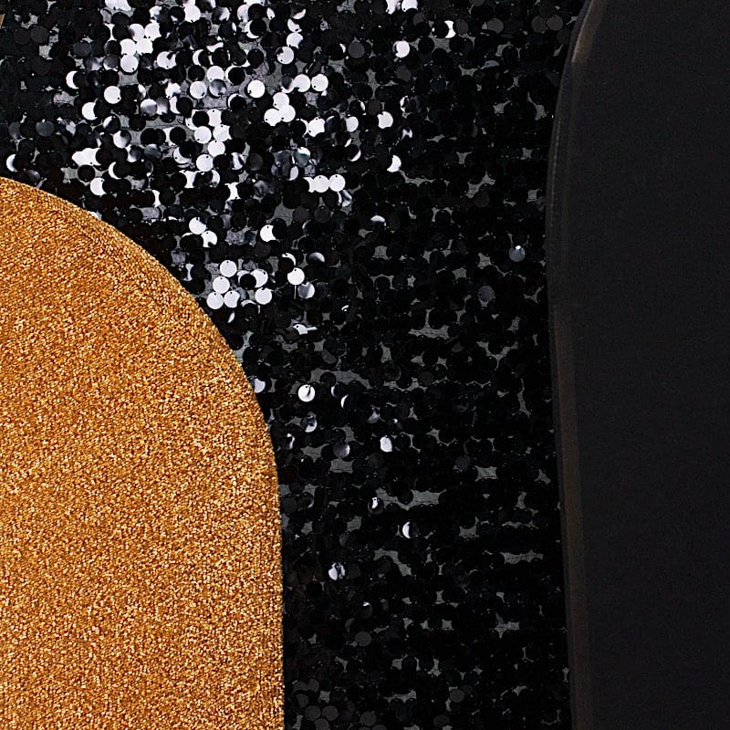 3 Assorted Fitted Round Top Wedding Arch Backdrop Stand Covers Set