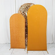 3 Assorted Fitted Round Top Wedding Arch Backdrop Stand Covers Set