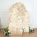 3 Crushed Velvet Chiara Wedding Arch Covers