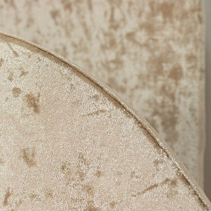 3 Crushed Velvet Round Top Wedding Arch Backdrop Stand Covers Set