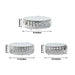 3 Crystal Pendant Stackable Round Metal Cake Stands with Mirror Top