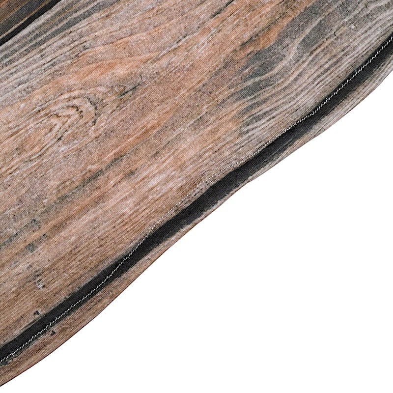 3 Fitted Spandex Round Top Wedding Arch Backdrop Stand Covers Set Wooden Design