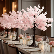 3 ft Artificial Cherry Blossom Tree Centerpiece with Metal Base