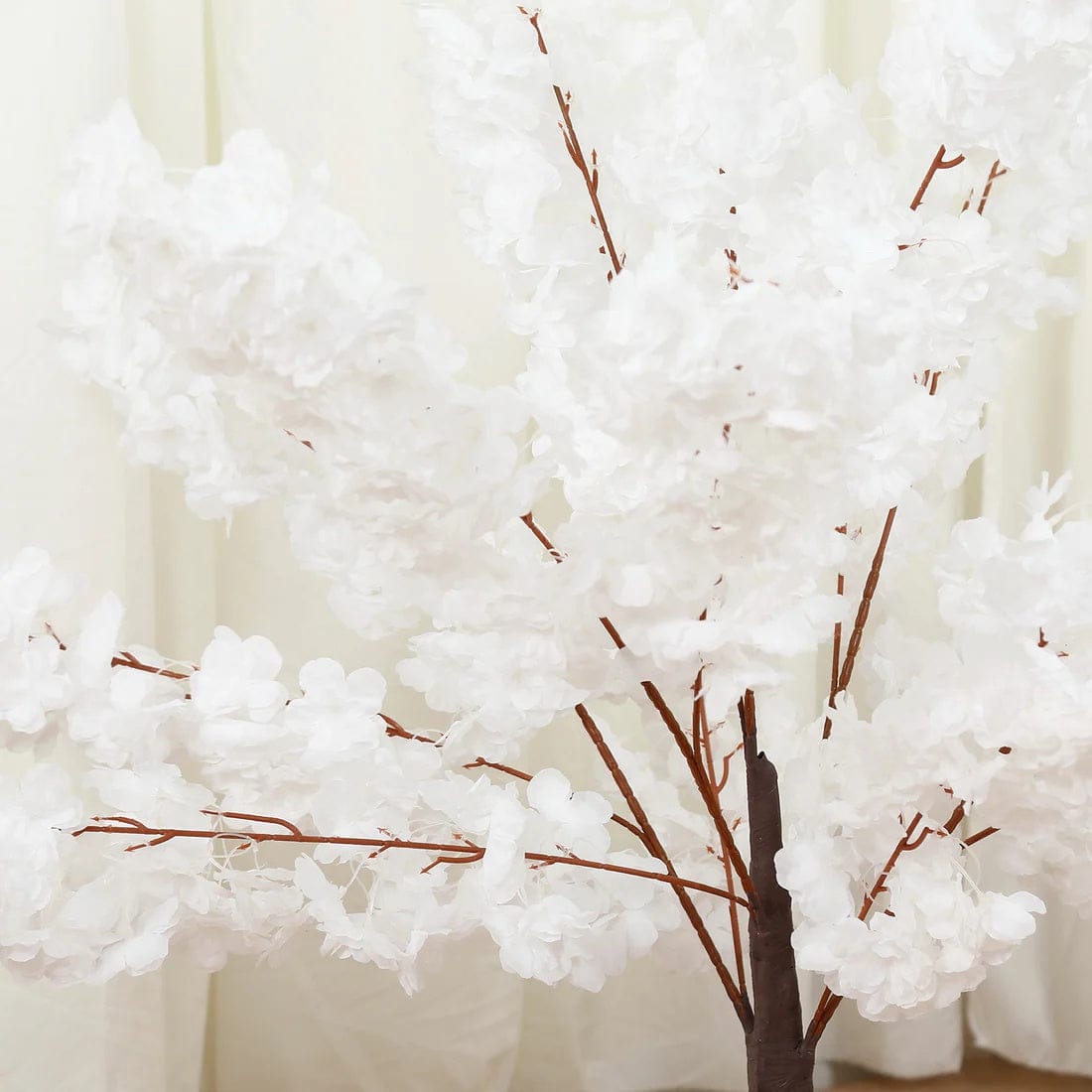 3 ft Artificial Cherry Blossom Tree Centerpiece with Metal Base