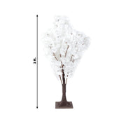 3 ft Artificial Cherry Blossom Tree Centerpiece with Metal Base