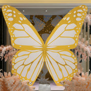 3 ft Butterfly Foamboard Stand - White and Gold