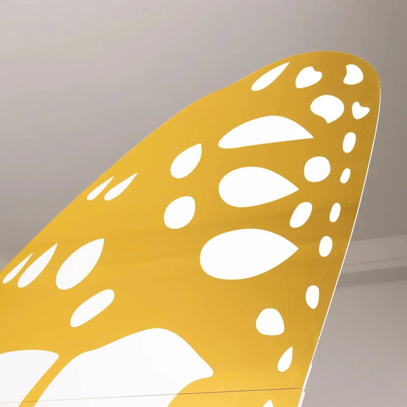 3 ft Butterfly Foamboard Stand - White and Gold