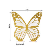 3 ft Butterfly Foamboard Stand - White and Gold