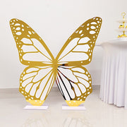 3 ft Butterfly Foamboard Stand - White and Gold
