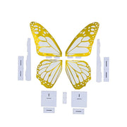 3 ft Butterfly Foamboard Stand - White and Gold