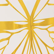 3 ft Butterfly Foamboard Stand - White and Gold
