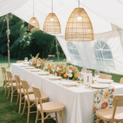 3 Handwoven Rattan Pendant Light Shades - Natural CHDLR_HANG04_WAV02_SET3_NAT