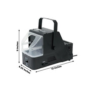 3-in-1 Fog Bubble Machine 450W with Wireless Remote - Black BUBB_PUMP03_SMG