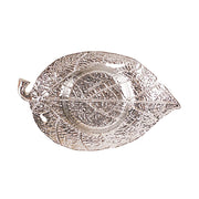 3 Maple Leaf 5" Metal Votive Candle Holders CAND_HOLD_013_SILV