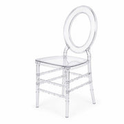 3 pcs Stackable Acrylic Chiavari Ghost Chairs with Oval Open Back FURN_CHIV05_CLR_PK3