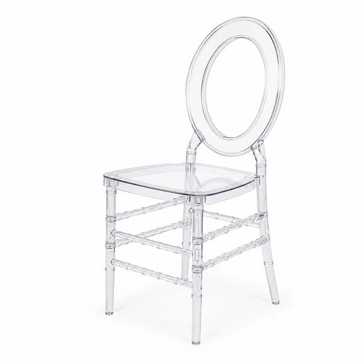 3 pcs Stackable Acrylic Chiavari Ghost Chairs with Oval Open Back FURN_CHIV05_CLR_PK3