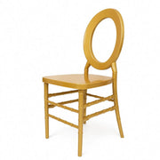 3 pcs Stackable Acrylic Chiavari Ghost Chairs with Oval Open Back FURN_CHIV05_GOLD_PK3
