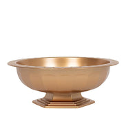 3 Plastic 10" Roman Style Compote Vases Flower Pedestals VASE_PB008_9_GOLD