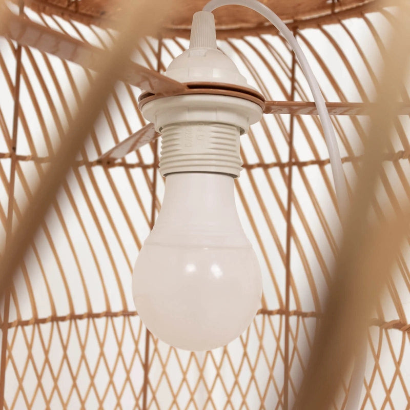 3 Plug-in 6 ft Pendant Light Cords Hanging Lamp Sockets - White LED_CORD01_6FT_WHT