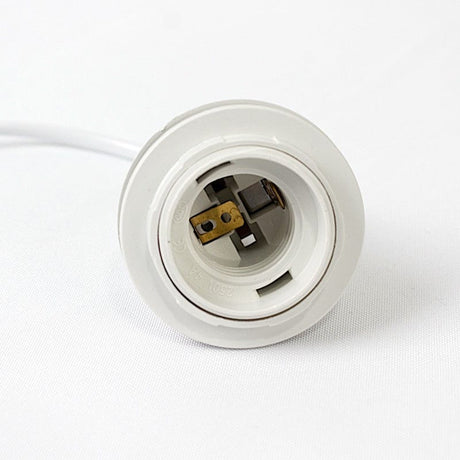 3 Plug-in 6 ft Pendant Light Cords Hanging Lamp Sockets - White LED_CORD01_6FT_WHT