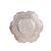 3 Plum Blossom 5" Metal Votive Candle Holders CAND_HOLD_014_SILV