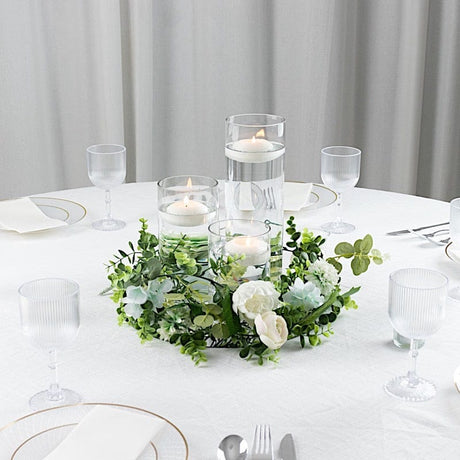 3 Premium Glass Cylinder Vases Centerpieces - Clear VASE_A3_SET01_CLR