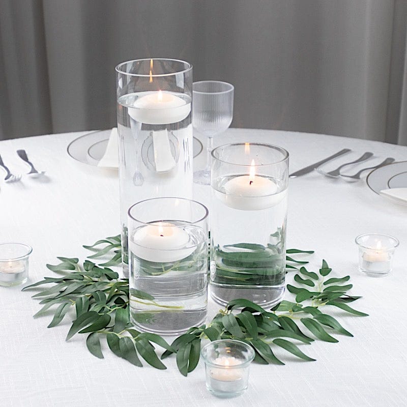 3 Premium Glass Cylinder Vases Centerpieces - Clear VASE_A3_SET01_CLR