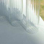 3 Ribbed Candelabra Candle Holder Glass Shades - Clear CHDLR_CAND_030_RIB_GLASS_SET