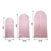 3 Ripple Chiara Backdrop Stand Covers - Dusty Rose IRON_STND06_STN_RB080