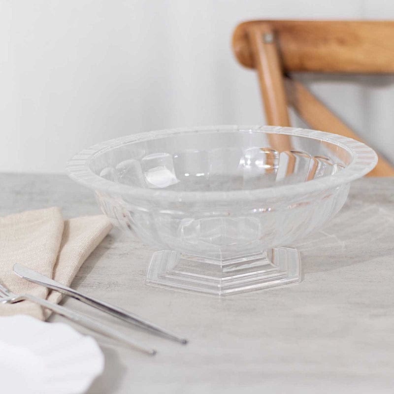 3 Round 10" Roman Style Footed Compote Bowl Flower Vase