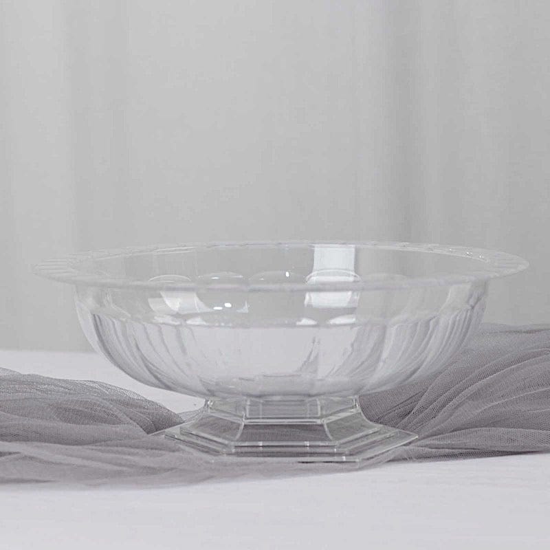 3 Round 10" Roman Style Footed Compote Bowl Flower Vase