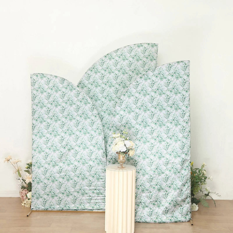 3 Satin Chiara Backdrop Stand Covers