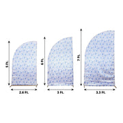 3 Satin Chiara Backdrop Stand Covers