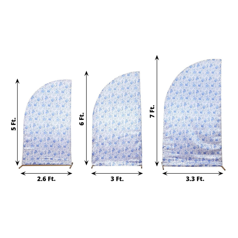 3 Satin Chiara Backdrop Stand Covers