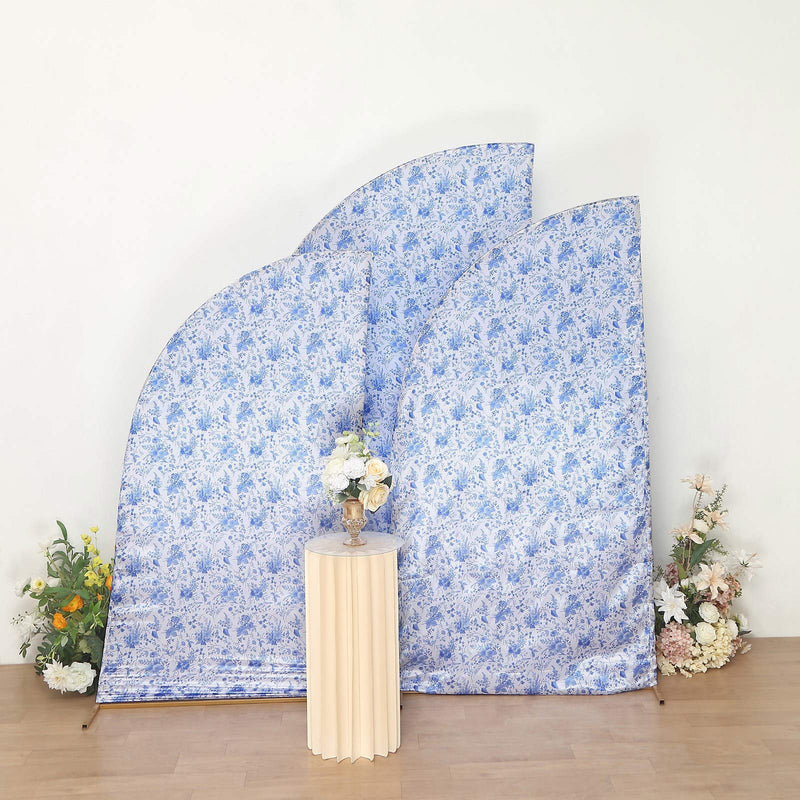 3 Satin Chiara Backdrop Stand Covers